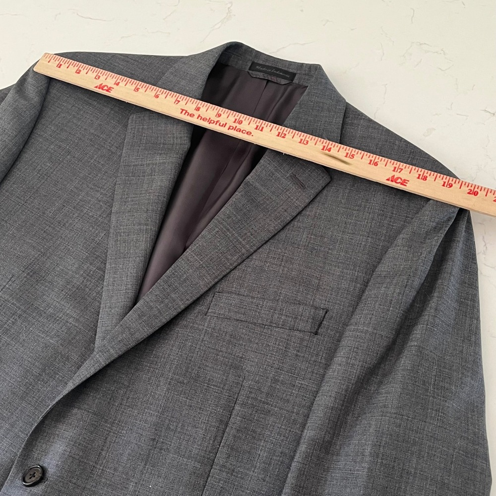 Lauren Ralph Lauren Blazer Mens 44L Gray - Picture 5 of 11